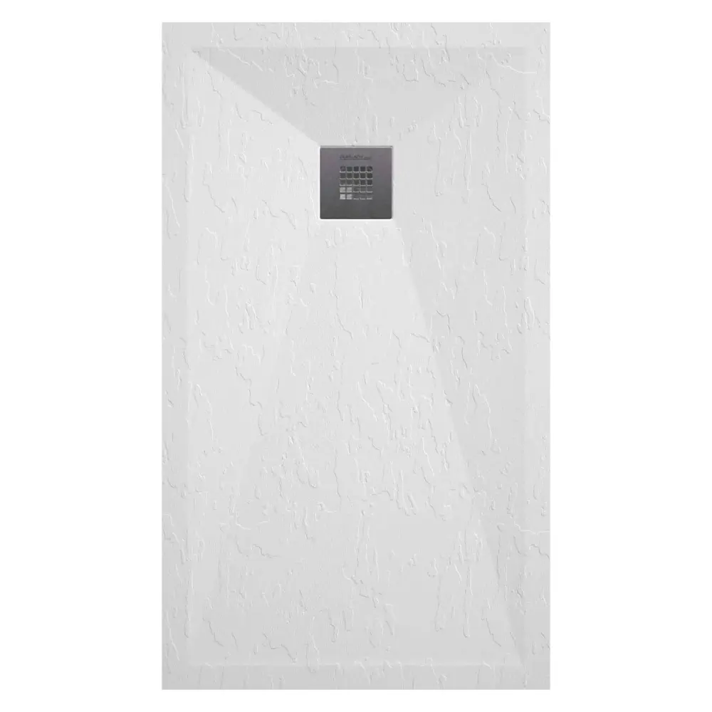 Piatto doccia resina modello Plus 70x70cm bianco ardesia