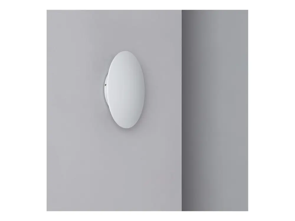Aplique de Pared LED 6W de Aluminio Iris Blanco Blanco Cálido 2700K - 3200K
