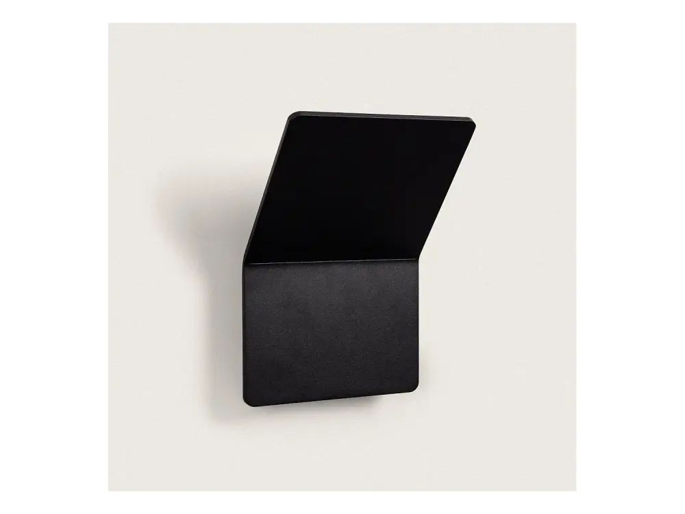 Aplique de Pared LED 6W de Aluminio Lerna Negro Blanco Cálido 2800K - 3200K