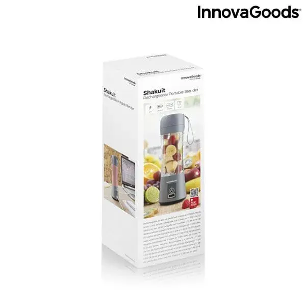 Batidora de Vaso Portátil Recargable Shakuit InnovaGoods