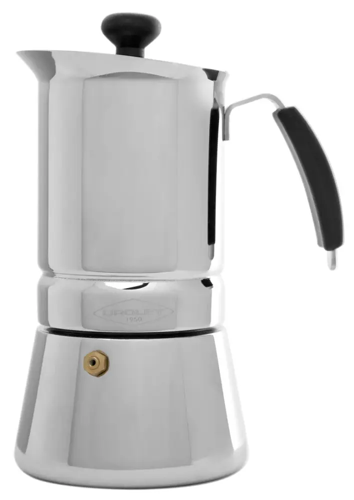 215080500 CAFETERA ACERO INOX ARGES 9 TAZA OROLE