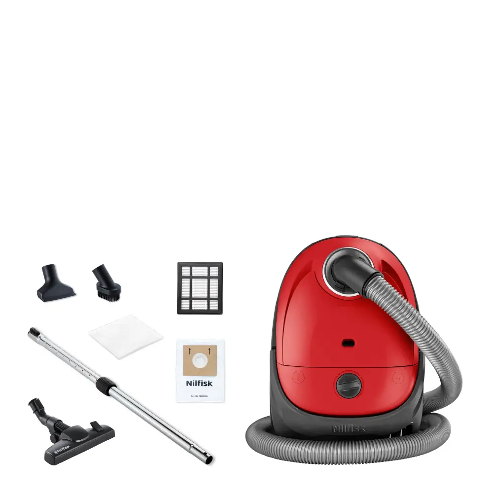 One Aspirateur Domestique, Rouge, 450 W Fácil de Vaciar