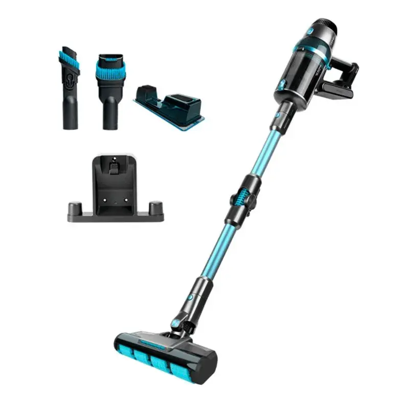 Aspirador vertical Cecotec Conga Rockstar 2500 De titanio ErgoWet 680W 3 en 1 negro