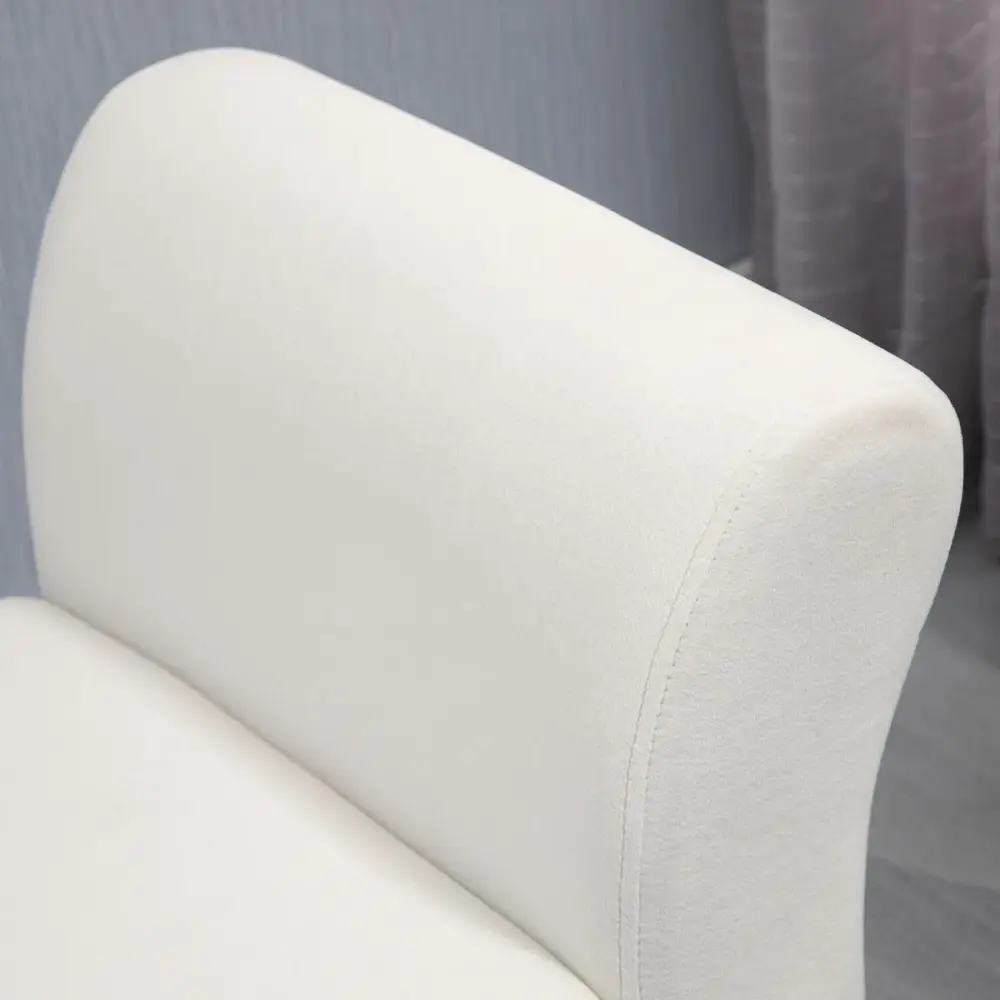 Banco de almacenaje Unakita Homcom con tapa abatible crema 65x111,5x41 cm con Cajón para Llaves