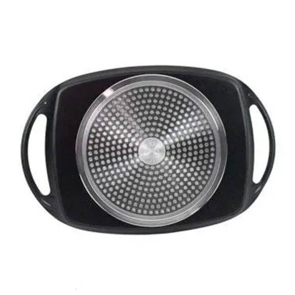 Bandeja grill Bergner aluminio forjado antiadherente 37 x 25 cm | Garantí Incluida