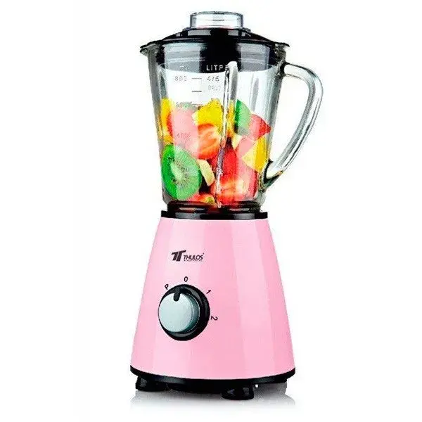 BATIDORA DE VASO DE CRISTAL THULOS 1L 350W TURQUESA TH-BV350