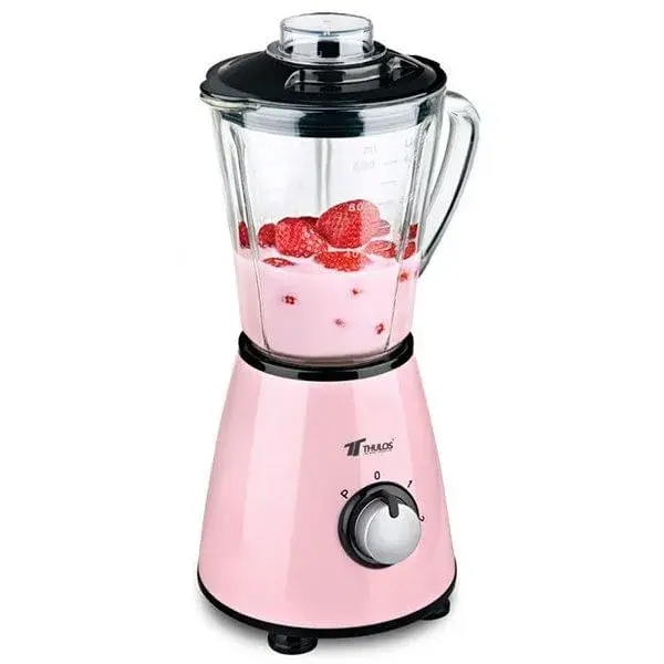 Batidora de vaso Thulos TH-BV350 350 W 2 velocidades rosa