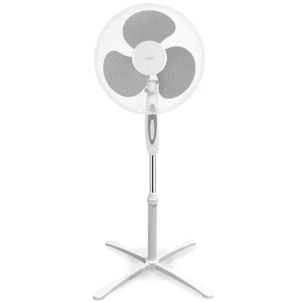 Homely fresh 400 ventilador pie aire blanco viento oscilante 40w gridinlux