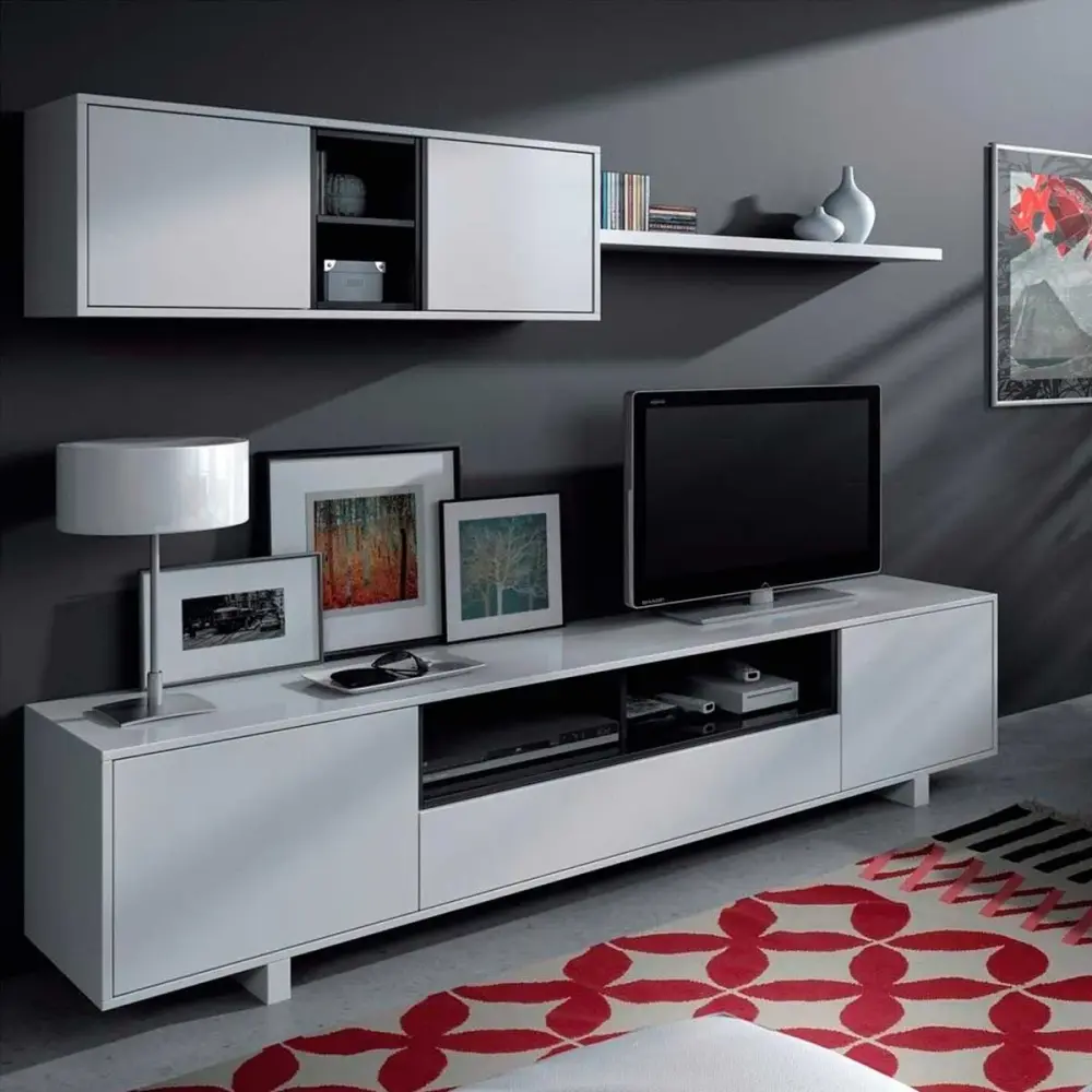 Composición salón Belus 200 cm con Cajones con Correderas Suaves
