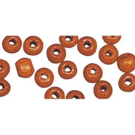 Bolas alemanas de madera 6mm naranja Pack de 24 Unidades