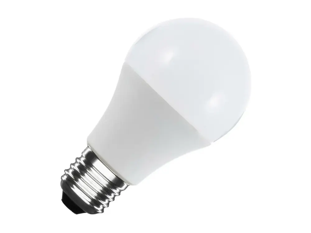 Bombilla LED E27 8W 640lm A60 12/24V Blanco Cálido 2800K - 3200K