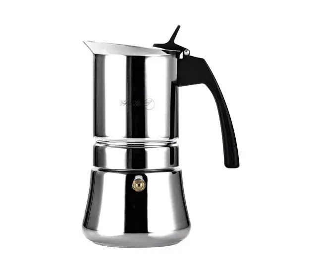 Cafetera Italiana FAGOR Acero Inoxidable 18/10 Cromado (10 Tazas)