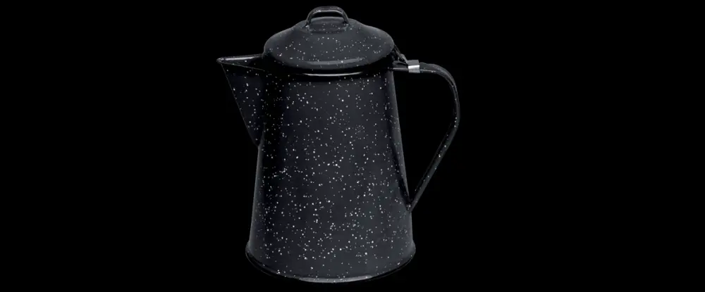 Cafetera ¾ Negro Deslumbrante Jaspeado #19510 Cinsa