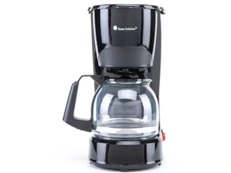 COFFEE MAKER HOME SOLUTIONS HS-1820 06 TAZAS NEGRO VIDRIO