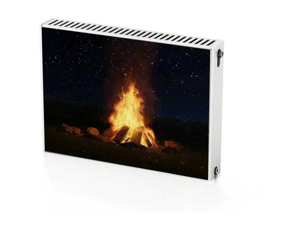 Alfombrilla magnética para radiador - Chimenea 80 x 60 cm, Imán para radiador