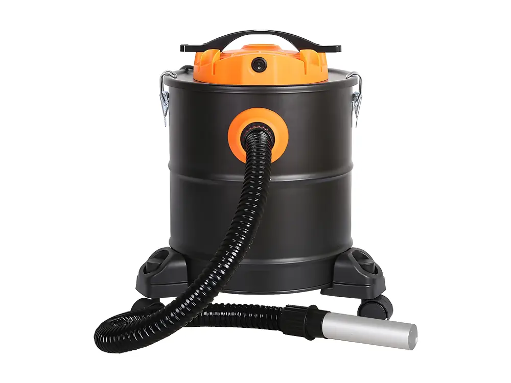 Aspirador de cenizas 1200W con doble filtro y ruedas