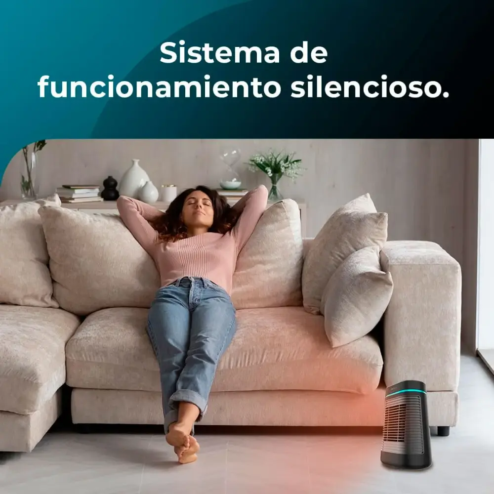 Calefactor cerámico Cecotec ReadyWarm 1550 Max Porcelana Rotate 1500W oscilante 1500W de Potencia