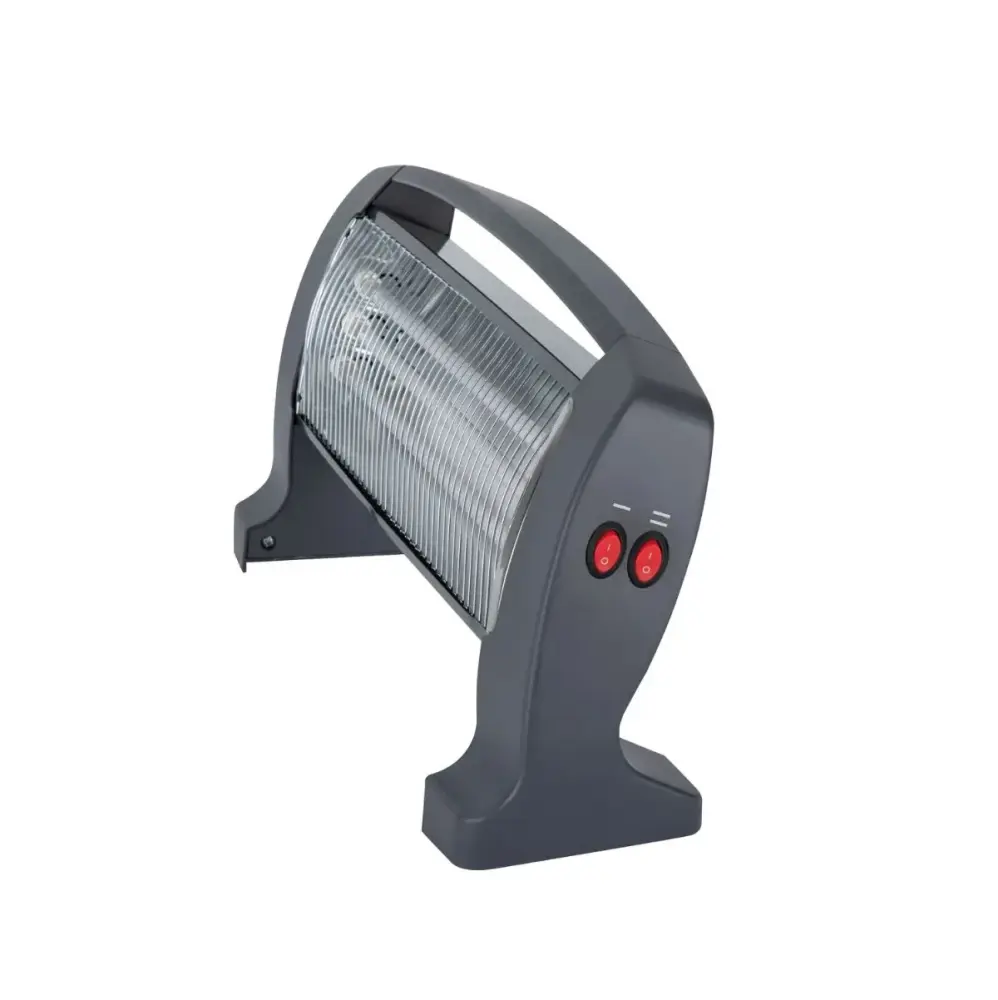 Calefactor de cuarzo Jata JCES2201 1200W 3 temperaturas gris para Espacios Pequeños