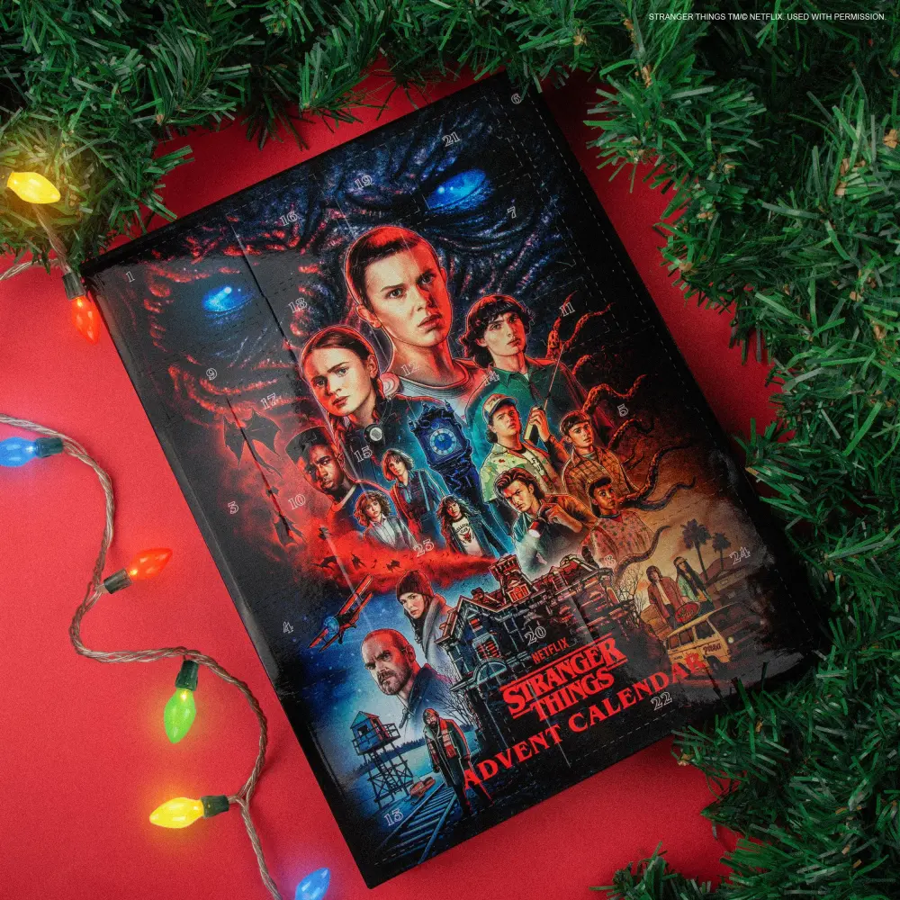 Calendario de Adviento Stranger Things 2023 con Figuras de Tela