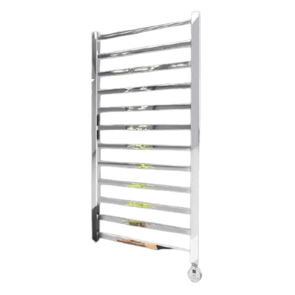 Radiador secatoallas agua y electrico 230v 80x50 plateado eléctrico con Garantí de 2 ños