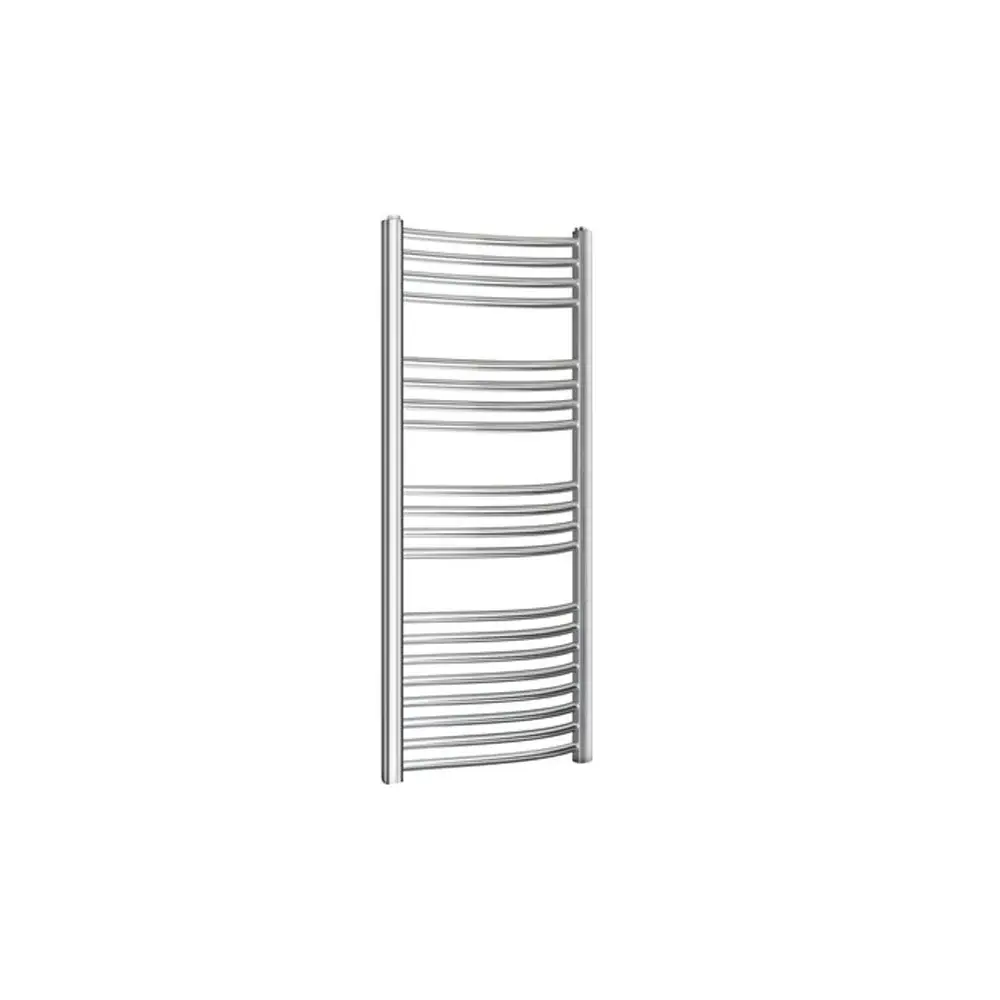 Termoarredo bagno linea Kalura cromato curvo h. 800 interasse 550 mm
