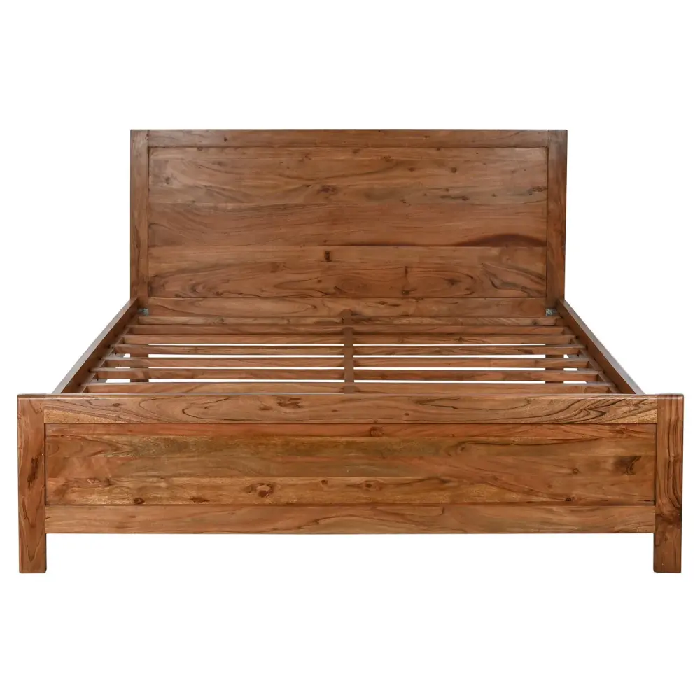 CAMA ACACIA 165X205X100 CABECERO PURO