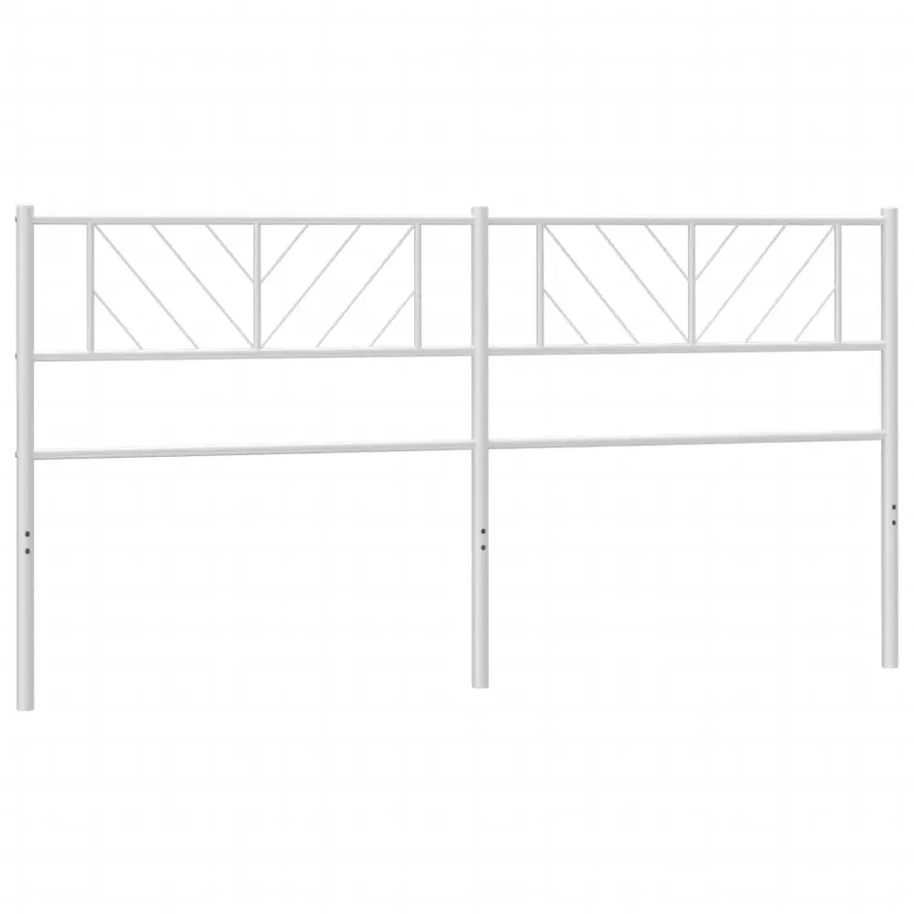 Mesa de Actividades vidaXL cabecero de metálico blanco 180 cm