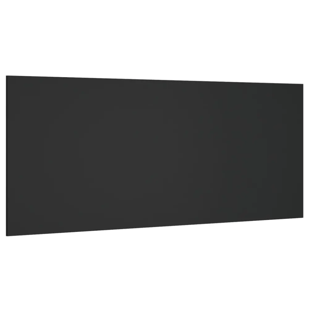 Silla Regulable vidaXL cabecero de cama madera contrachapada negro 200x1,5x80 cm