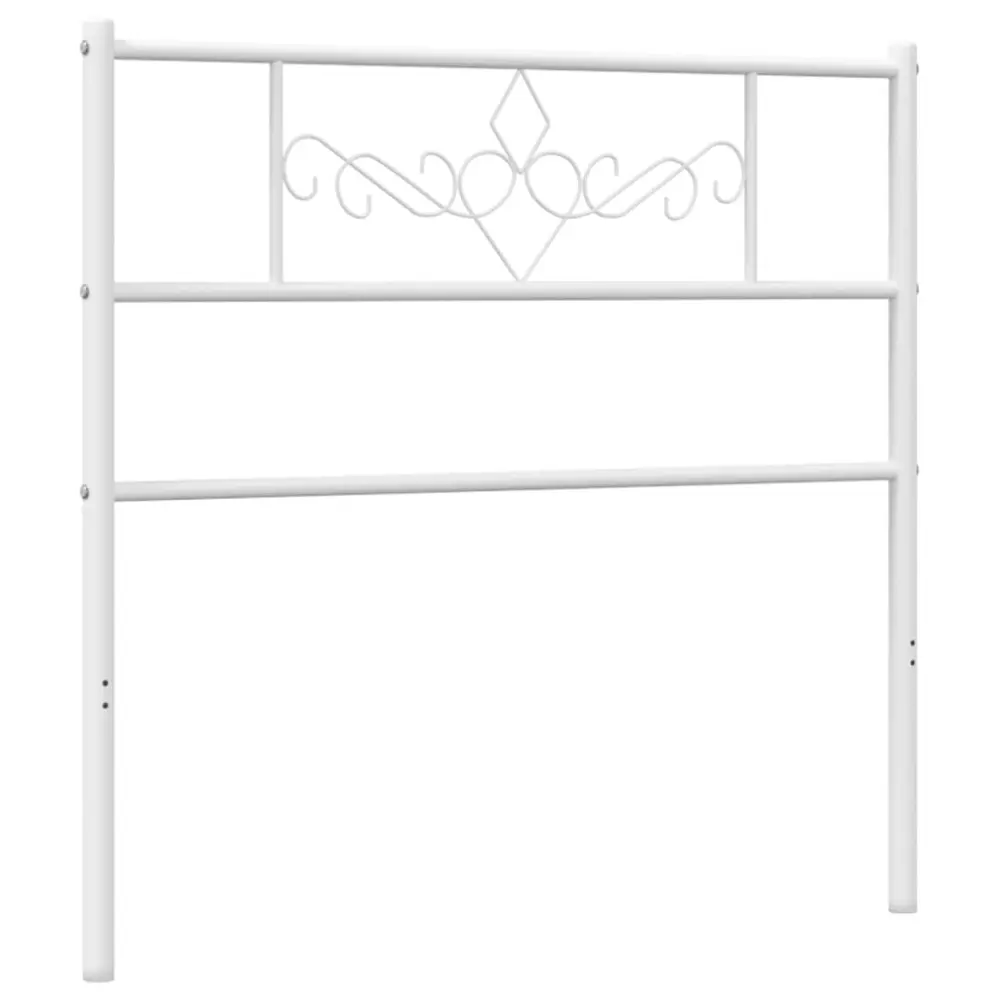 Silla Regulable vidaXL cabecero de metálico blanco 100 cm