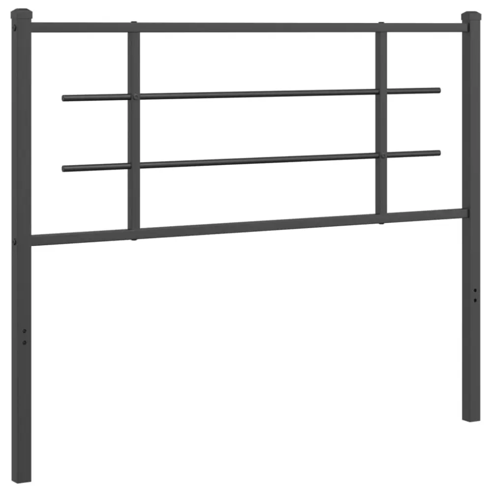 vidaXL cabecero de acero negro 107 cm