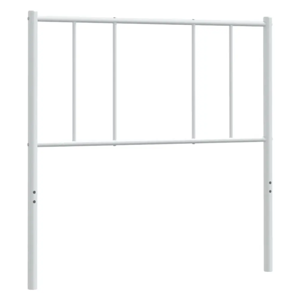 vidaXL cabecero de metálico blanco 80 cm