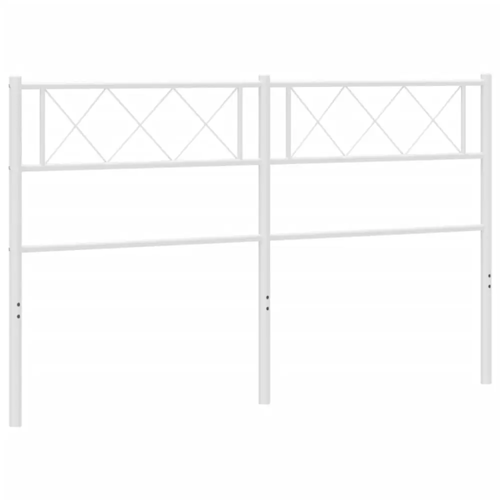vidaXL cabecero de metálico blanco 140 cm Certificado EN71