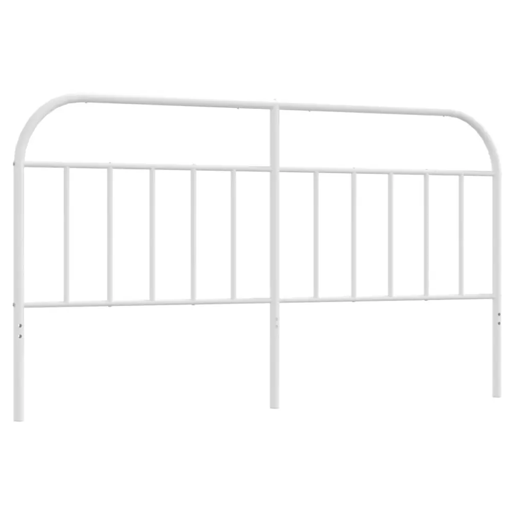 vidaXL cabecero de metálico blanco 160 cm