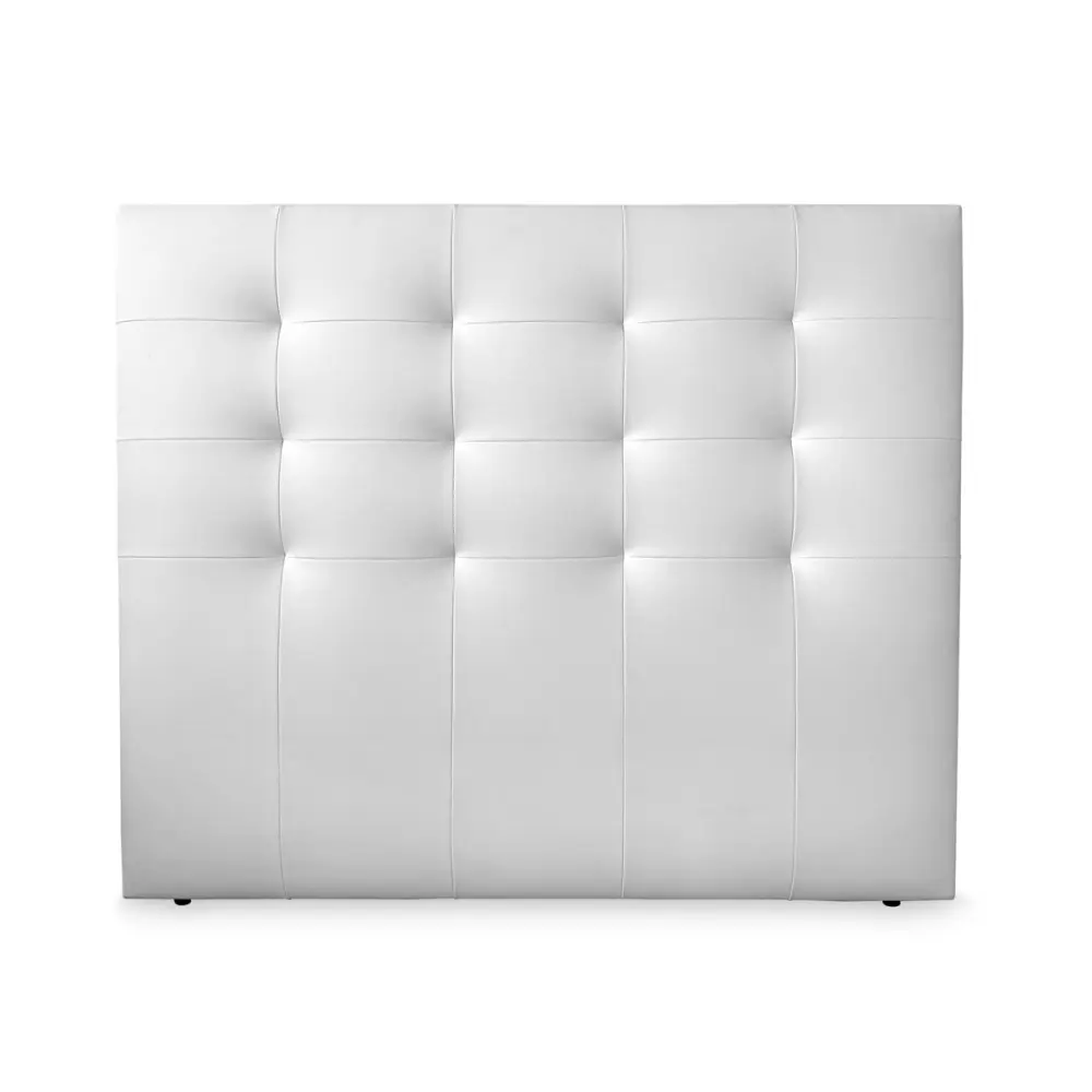 Cabecero bari polipiel, 100x120, blanco, cama 90 cm