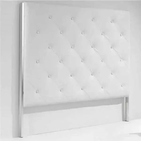 Cabecero cama con patas modelo Capitoné blanco 160 cm