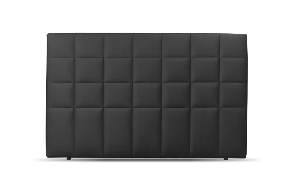 Cabecero de cama polipiel largo: 92 cm (para 135 o 150) negro 135x92 cm