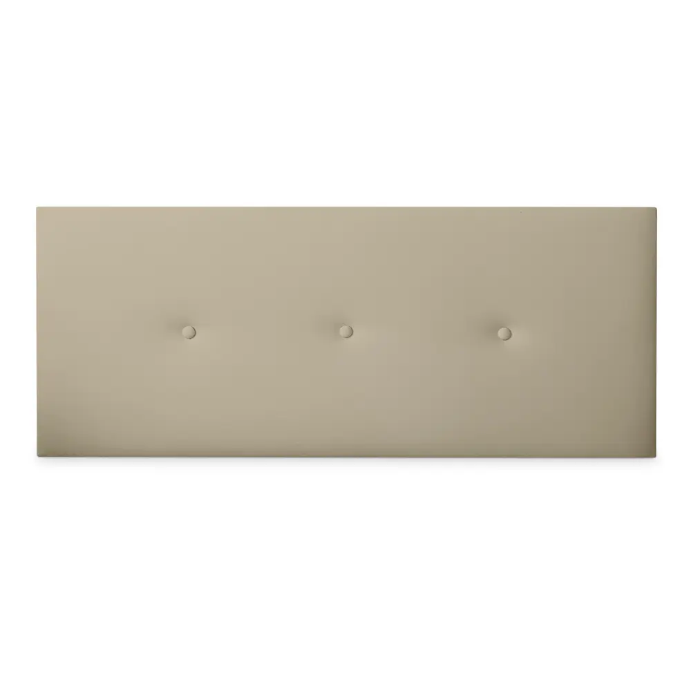Cabecero firenze polipiel acolchado, 210x60, hueso, cama 190/200 cm