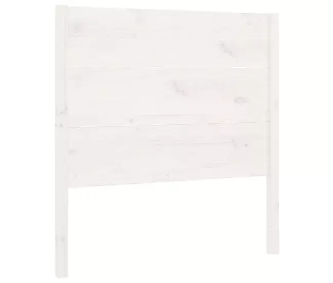 Cabecero madera maciza de pino marrón miel 106x4x100 cm