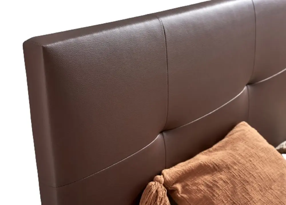 Cabecero tapizado descansin 90 cm | wengue | polipiel y facil colocación