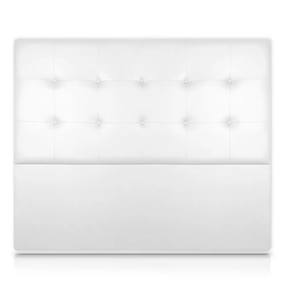 Cabeceros atenea tapizado polipiel blanco 115x120 de sonnomattress