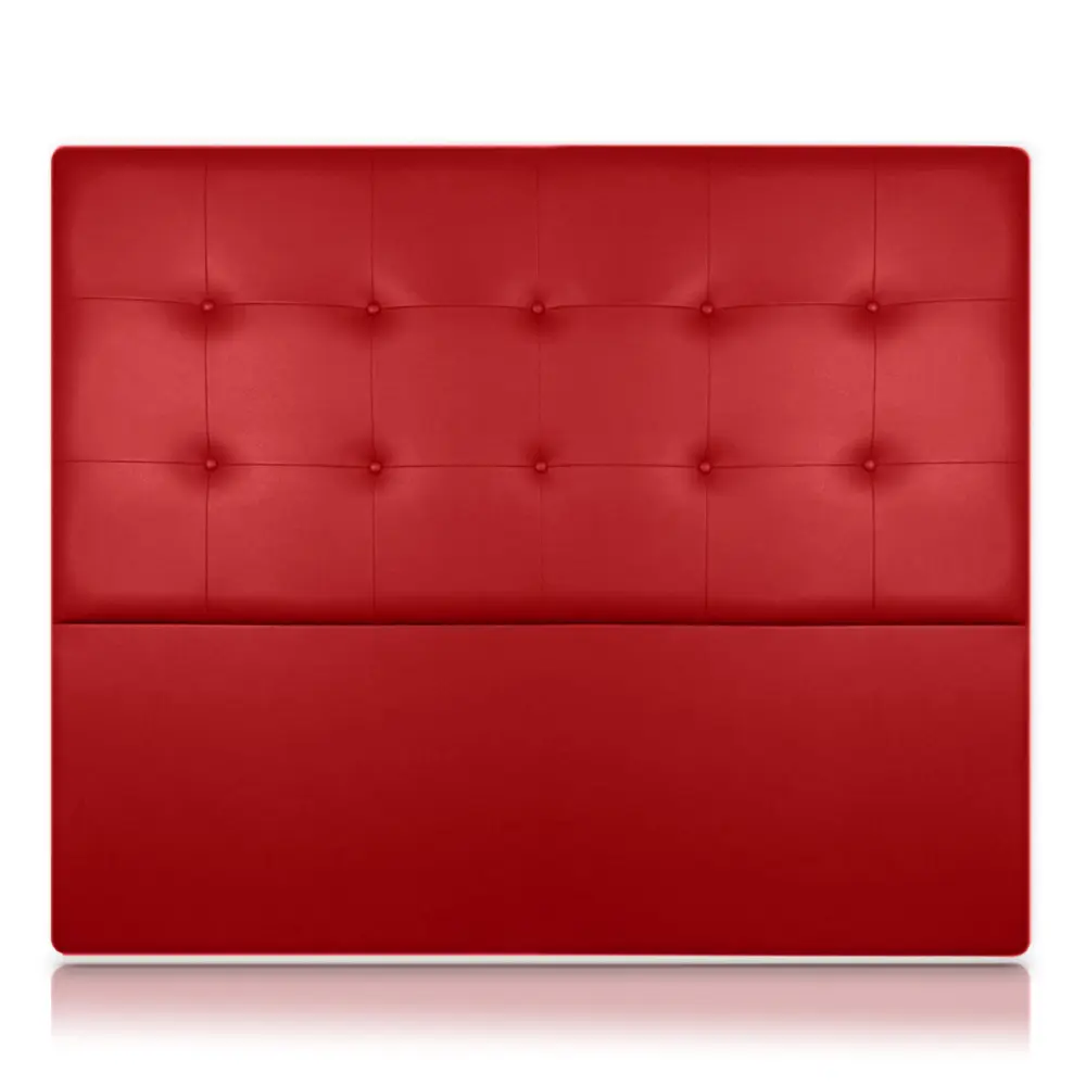 Cabeceros atenea tapizado polipiel rojo 160x120 de sonnomattress