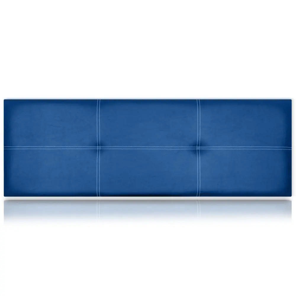 Cabeceros poseidón tapizado polipiel azul 130x50 de sonnomattress
