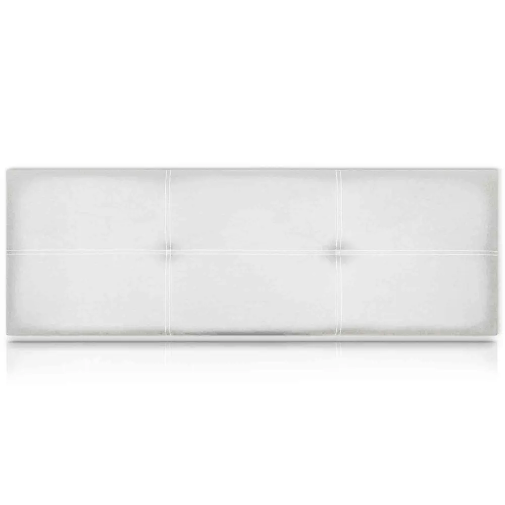 Cabeceros poseidón tapizado polipiel blanco 210x50 de sonnomattress