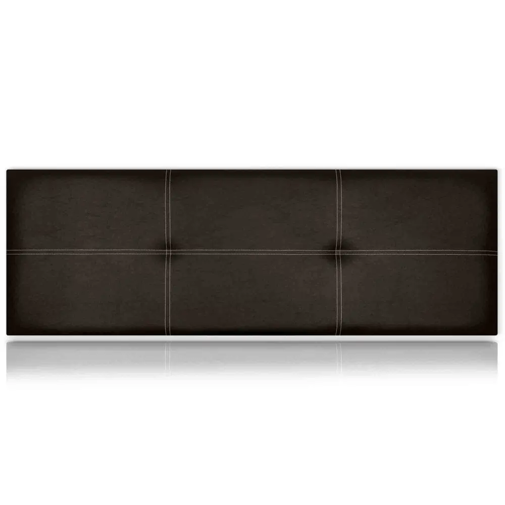 Cabeceros poseidón tapizado polipiel marron 210x50 de sonnomattress
