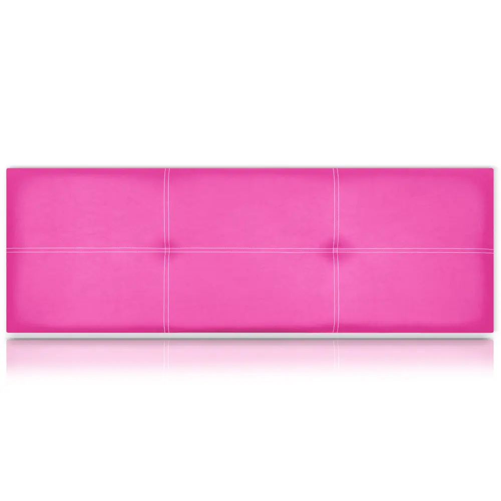 Cabeceros poseidón tapizado polipiel rosa 190x50 de sonnomattress