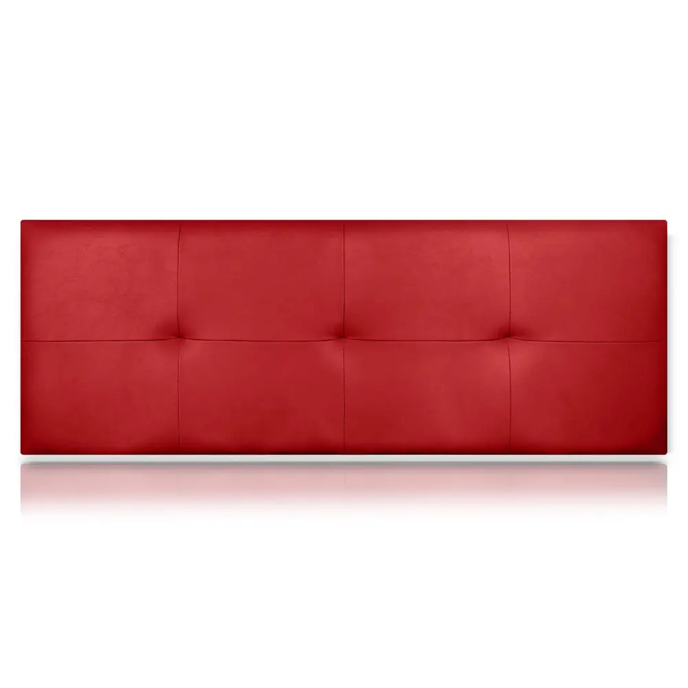 Cabeceros zeus tapizado polipiel rojo 210x50 de sonnomattress