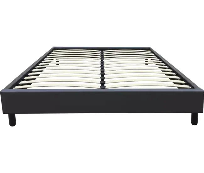 Somier "Andy" - 160 x 200 cm - PVC - Gris antracita