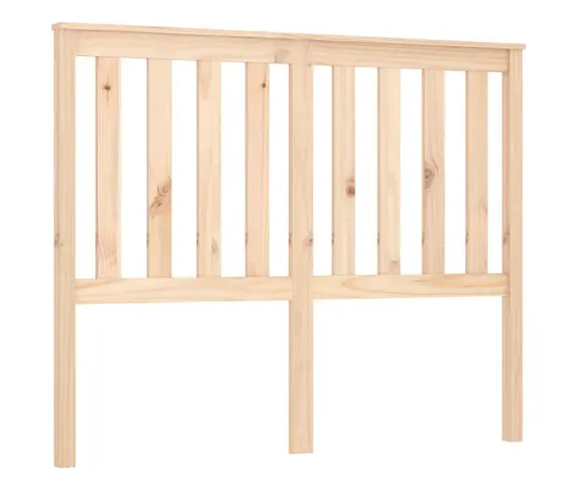 vidaXL Cabecero de cama madera maciza de pino 141x6x101 cm