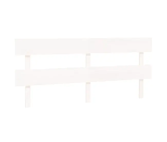 vidaXL Cabecero de cama madera maciza de pino negro 184x3x81 cm