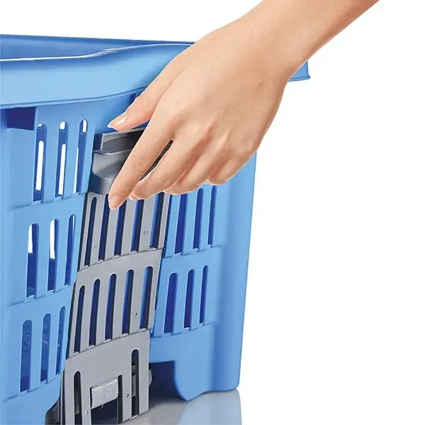 Cesto para ropa 65L plegable con patas Fácil de Limpiar